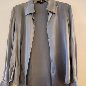 Kasper Silver Blouse